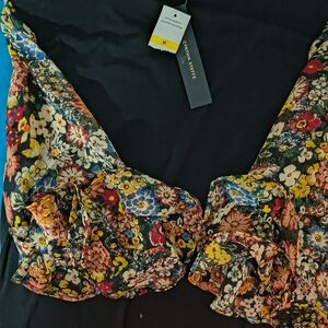 Floral Ruffle Blouse